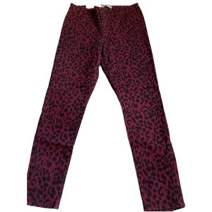 Social Standard by Sanctuary Women's Mid-Rise Skinny Ankle Jean Size 4 Cheetah